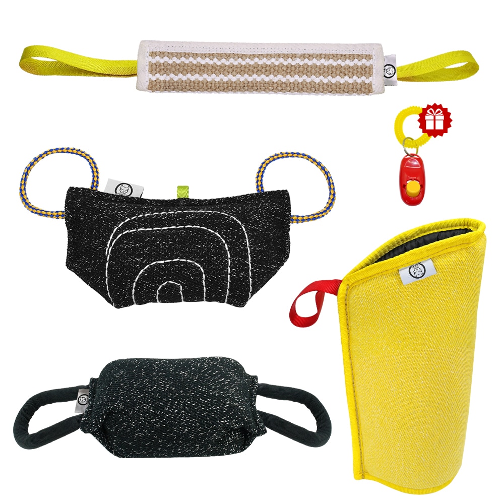 Dog Bite Pillow Sleeve Pet Training Arm Protection Sleeve Jute Pet Bite Tug Toy Free Training Clocker For Medium Large Dogs